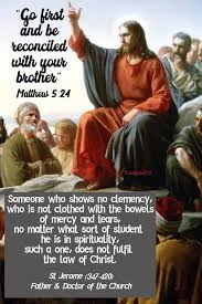 Matthew First Go and be reconciled with your brother 5-24