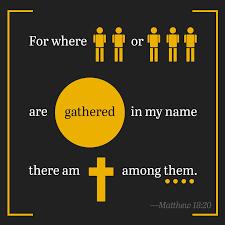 when 2 or 3 are gathered